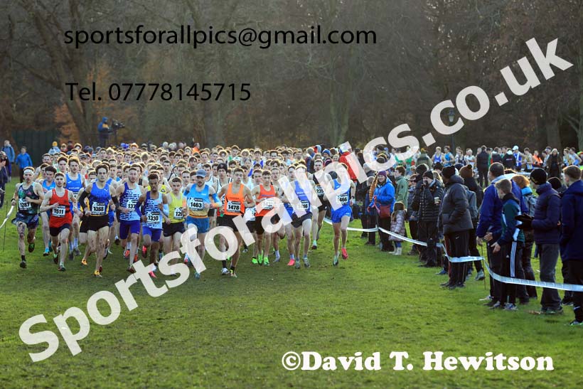 Senior Men and Under-23s, 2023 British Athletics Cross Challenge, Sefton Park, Liverpool. Photo: David T. Hewitson/Sports for All Pics